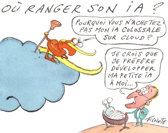 Dessin: Michael Dell prédit l’essor des IA privées